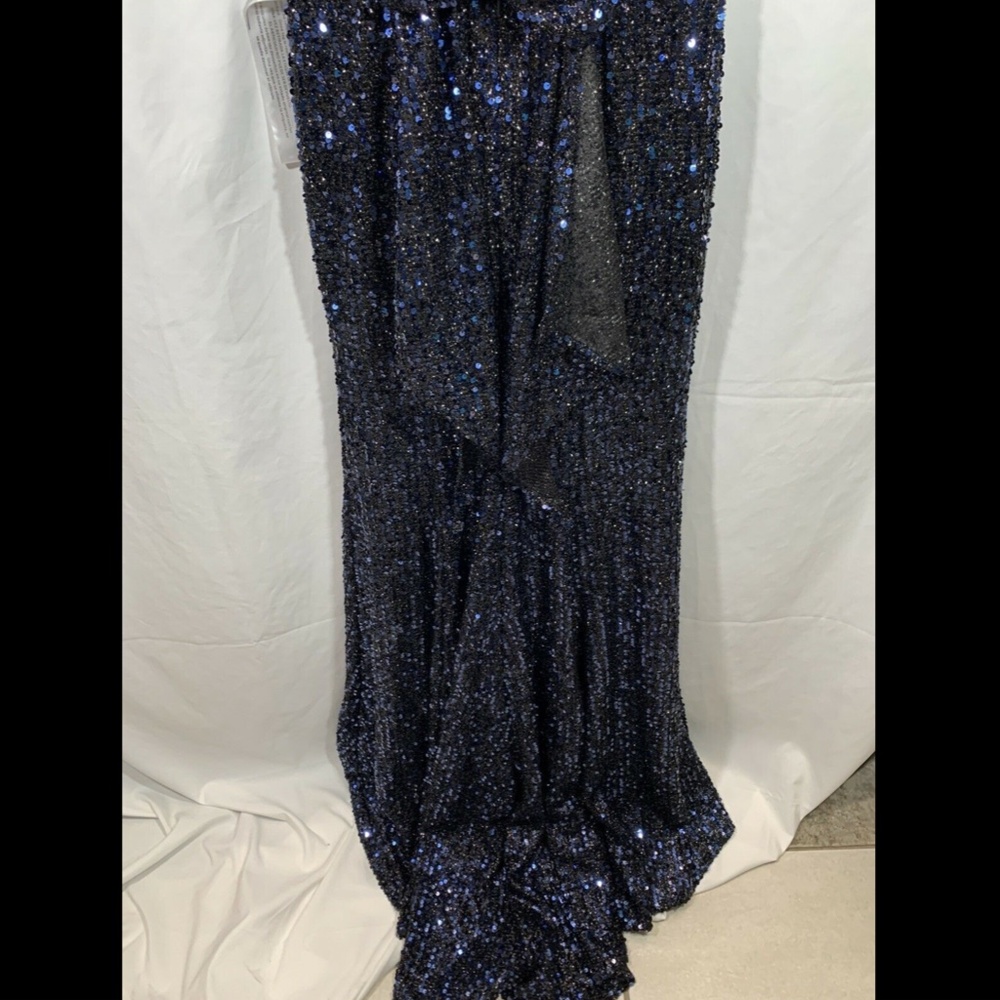 NEW IENNA for Mac Duggal Sequin Drape Back Gown - Picture 9 of 12